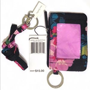 Vera Bradley wallet with lanyard